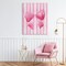 Stupell Industries Chic Bow on Pink Stripes Canvas, design by Camila Juncos